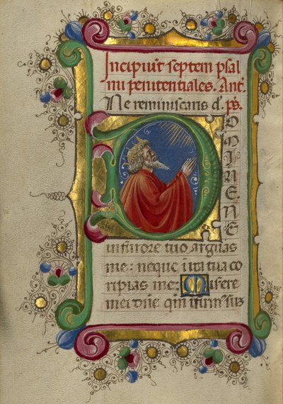 David im Gebet von Taddeo Crivelli